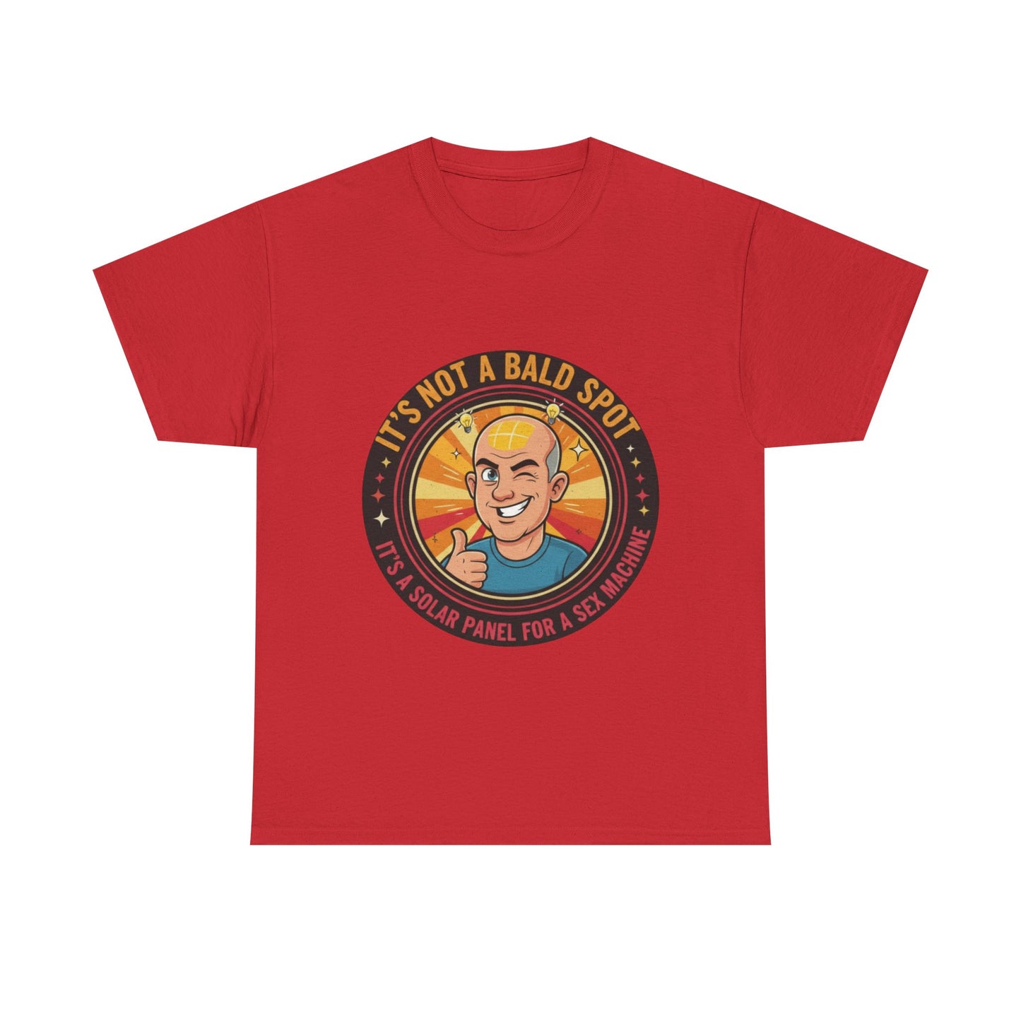 Funny Bald Spot T-Shirt, Perfect Gift for Dad, Casual Wear for Balding Friends
