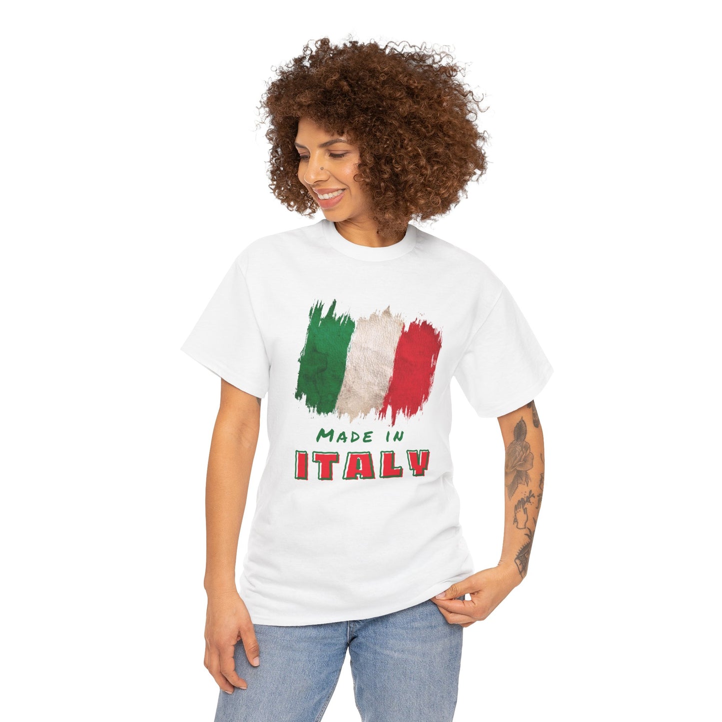 Italian Pride "Made In Italy" Unisex Heavy Cotton Tee