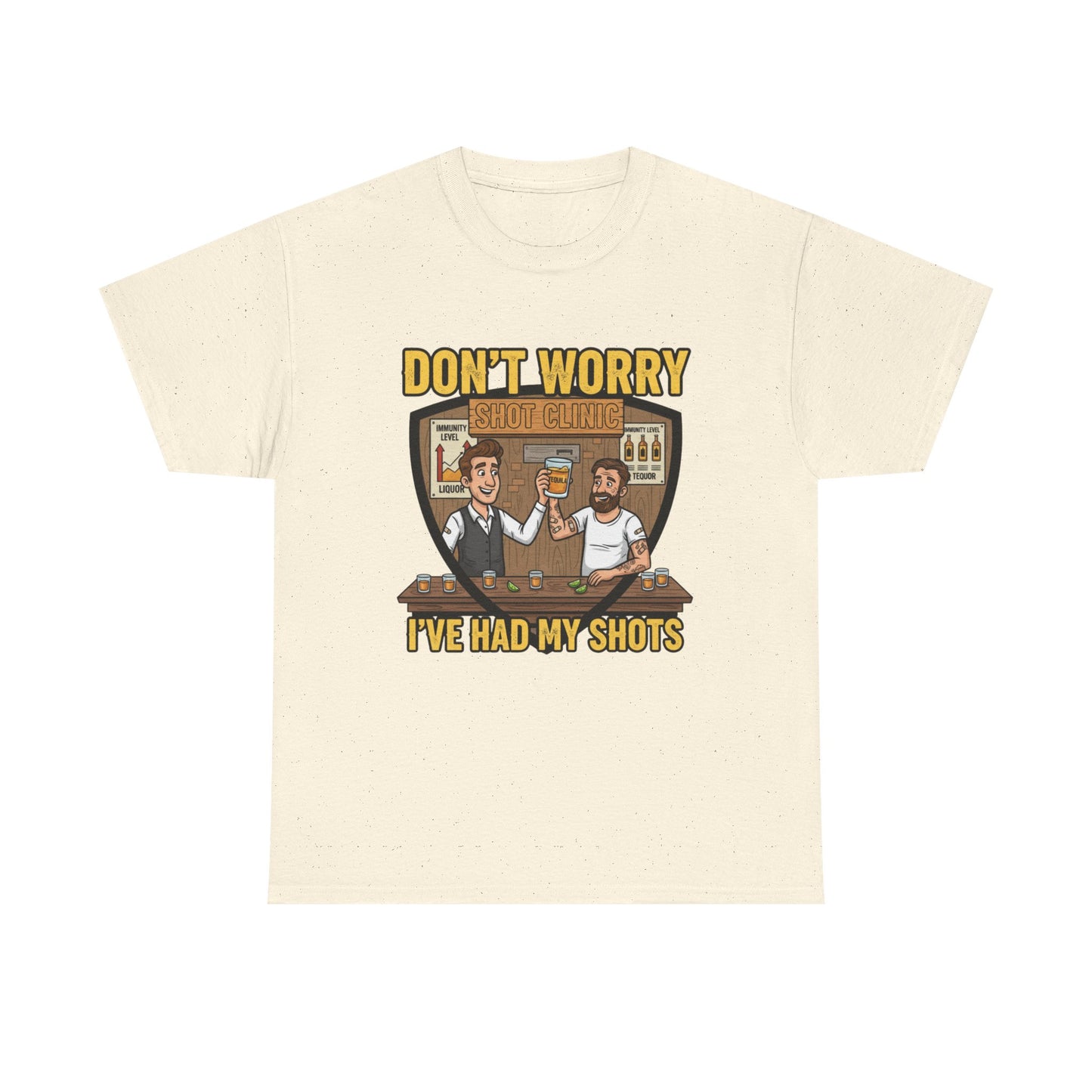 Funny Vaccination Humor Tee, Unisex Heavy Cotton Tee, Vaccine Shots Shirt, Quirky T-Shirt, Gift for Healthcare Workers, COVID-19 Humor [...]