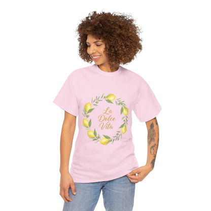 "La Dolce Vita" - Lemon Grove Unisex Heavy Cotton Tee