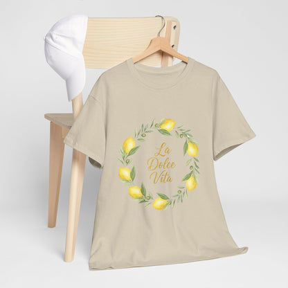 "La Dolce Vita" - Lemon Grove Unisex Heavy Cotton Tee