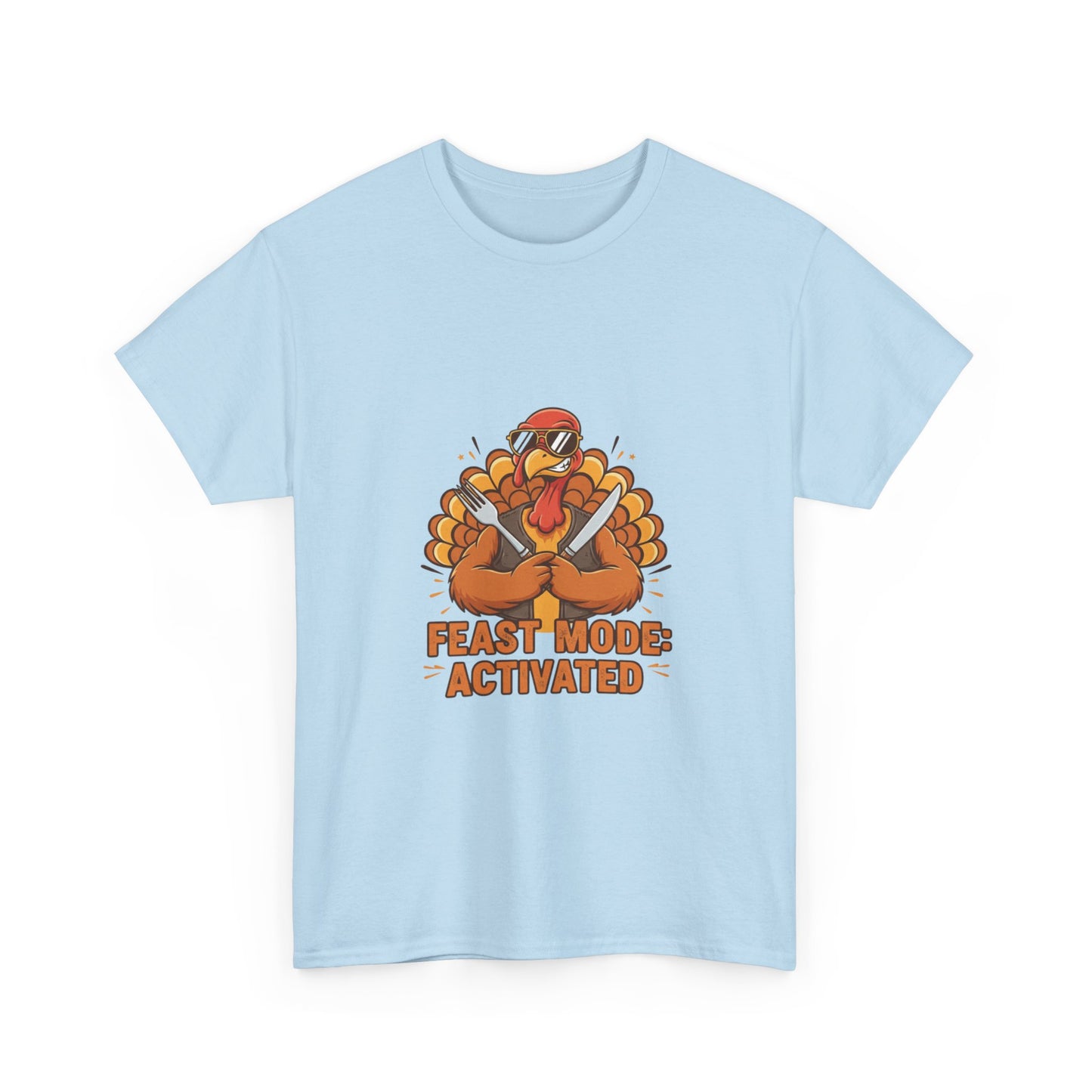Thanksgiving Feast Mode Unisex Heavy Cotton Tee