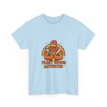 Thanksgiving Feast Mode Unisex Heavy Cotton Tee