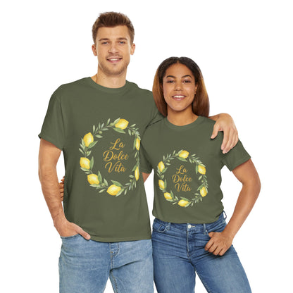 "La Dolce Vita" - Lemon Grove Unisex Heavy Cotton Tee