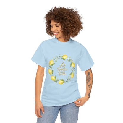 "La Dolce Vita" - Lemon Grove Unisex Heavy Cotton Tee