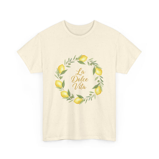 "La Dolce Vita" - Lemon Grove Unisex Heavy Cotton Tee
