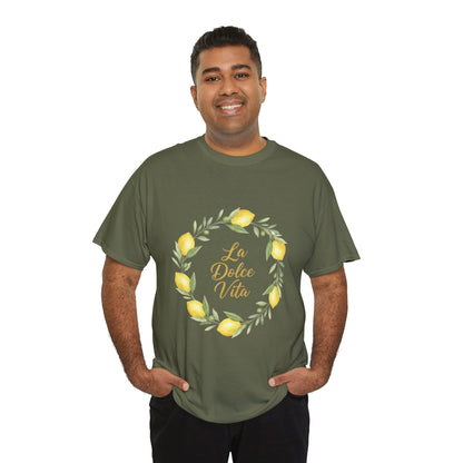 "La Dolce Vita" - Lemon Grove Unisex Heavy Cotton Tee