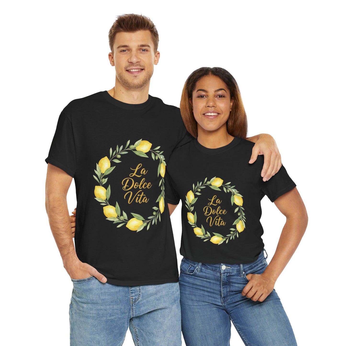 "La Dolce Vita" - Lemon Grove Unisex Heavy Cotton Tee