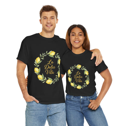 "La Dolce Vita" - Lemon Grove Unisex Heavy Cotton Tee