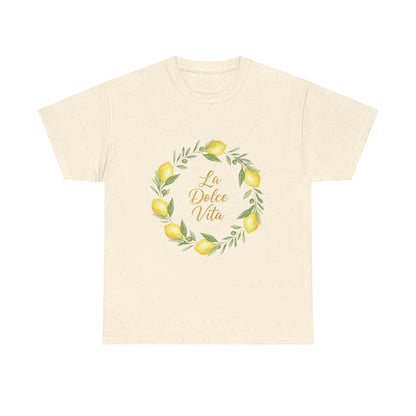 "La Dolce Vita" - Lemon Grove Unisex Heavy Cotton Tee