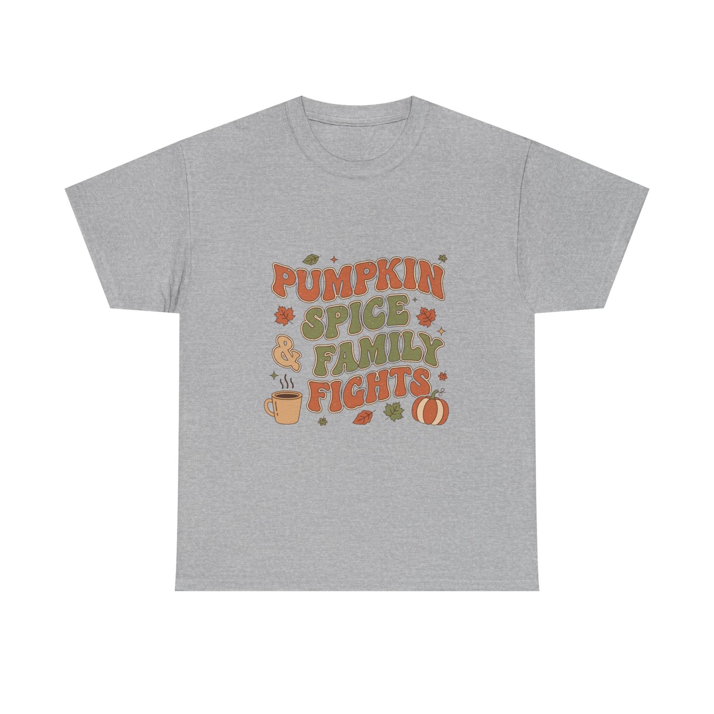 Pumpkin Spice Family Fights Tee
