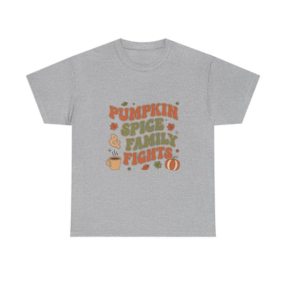 Pumpkin Spice Family Fights Tee