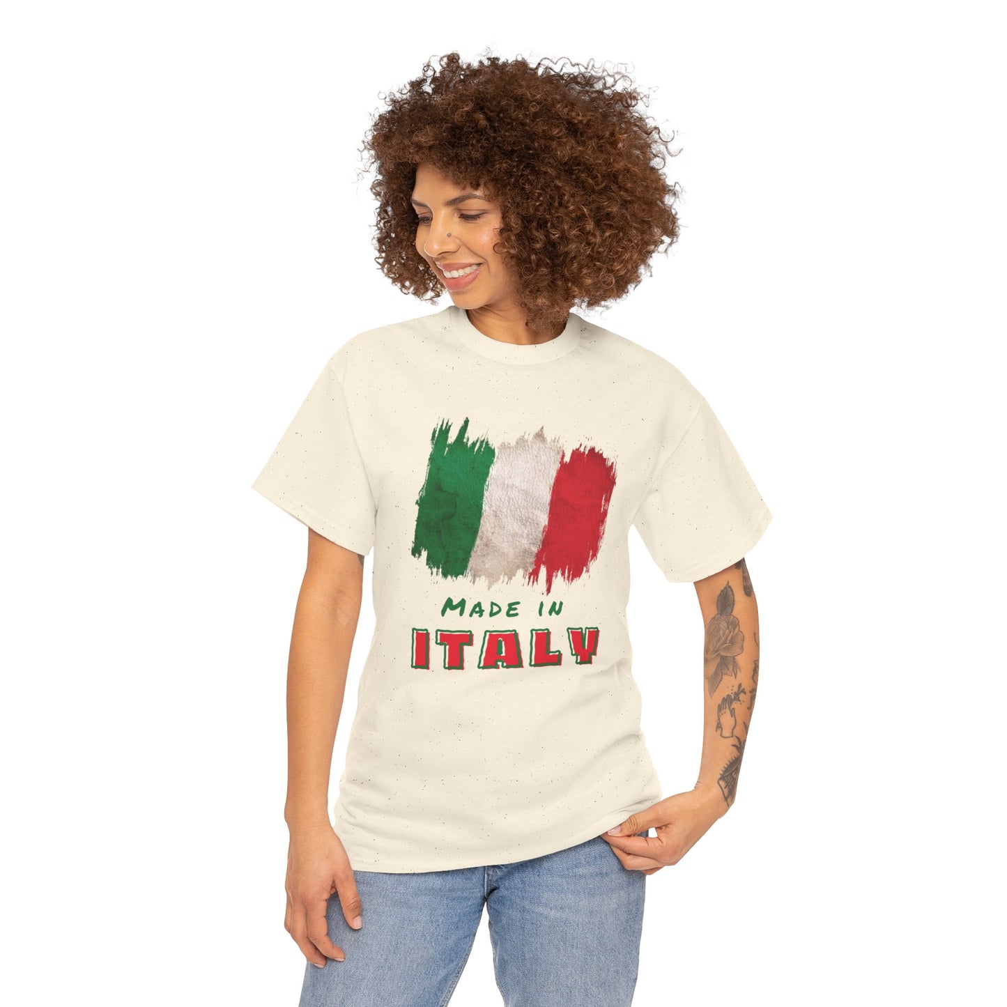 Italian Pride "Made In Italy" Unisex Heavy Cotton Tee
