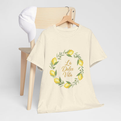 "La Dolce Vita" - Lemon Grove Unisex Heavy Cotton Tee