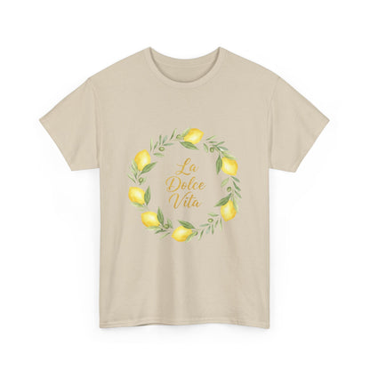 "La Dolce Vita" - Lemon Grove Unisex Heavy Cotton Tee