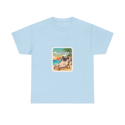 Chill Dog Tee - Unisex Heavy Cotton T-Shirt | Fun Gift for Dog Lovers, Casual Wear, Pet Owner Gifts, Summer Vibes, Beach Outfits