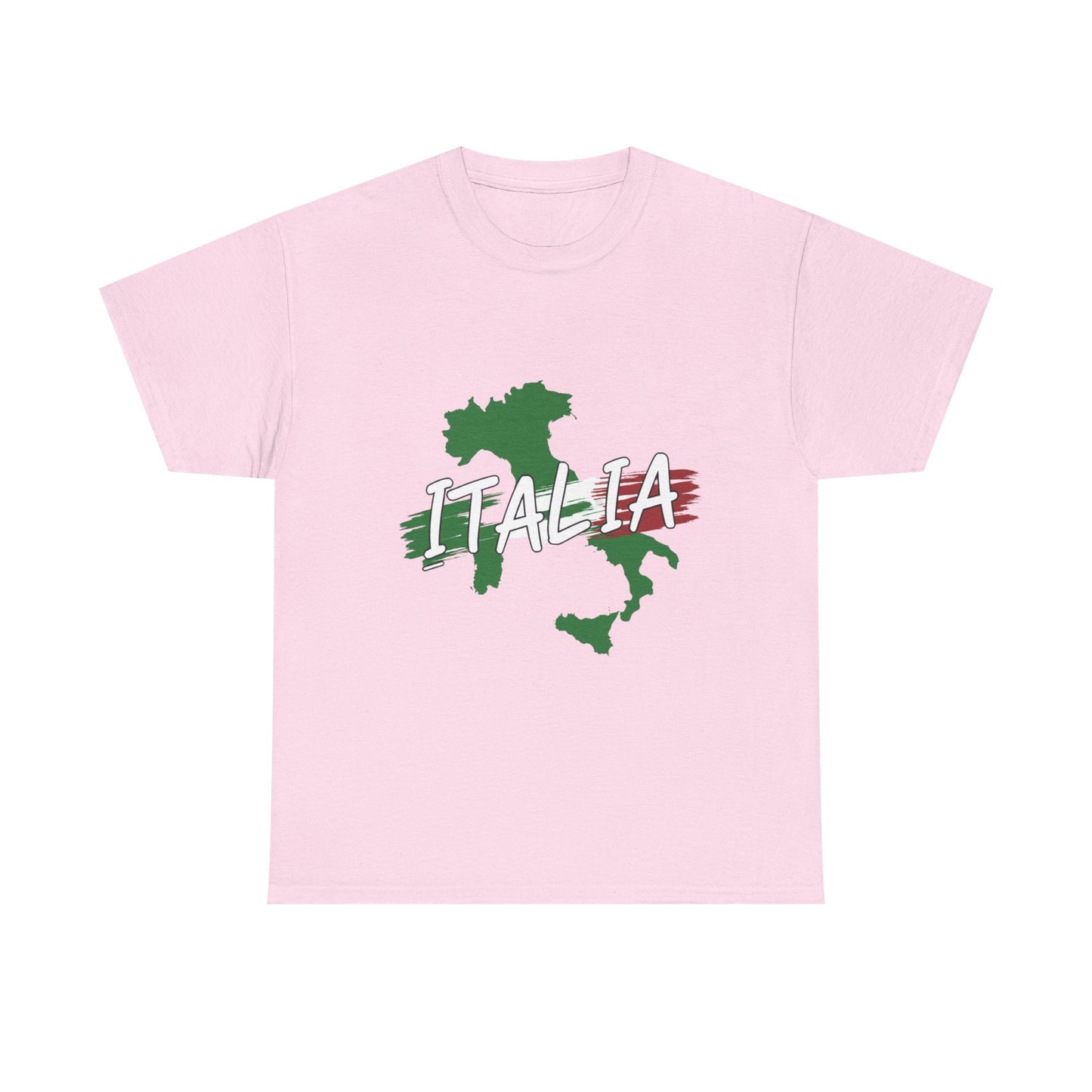 Italia Heavy Cotton Tee - Comfortable Unisex Shirt with Italy Design