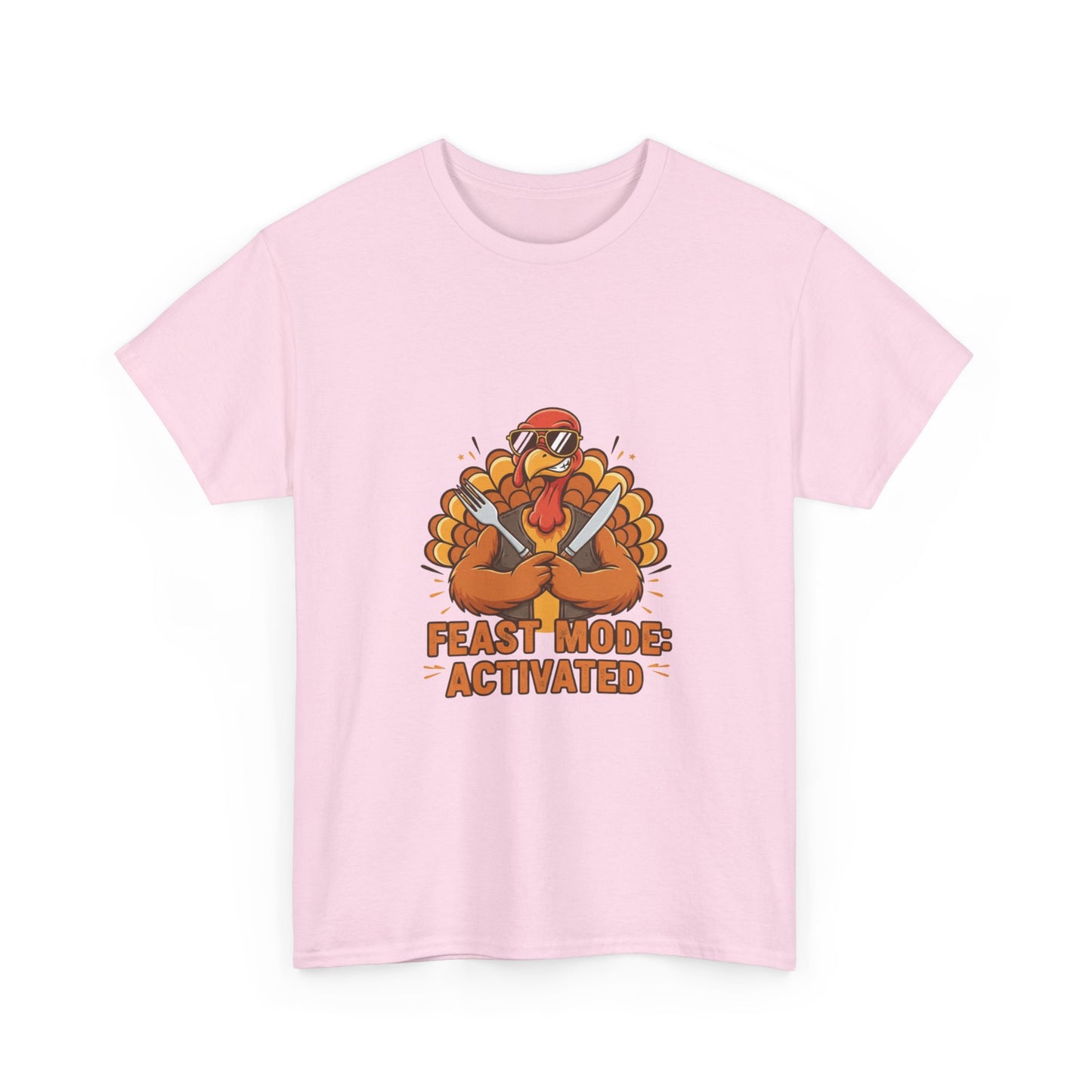 Thanksgiving Feast Mode Unisex Heavy Cotton Tee