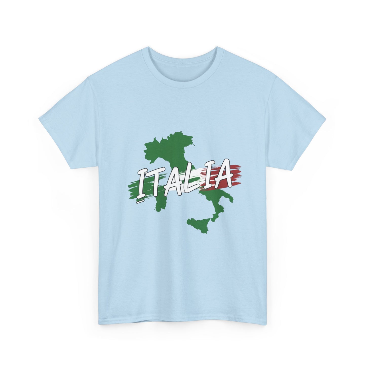 Italia Heavy Cotton Tee - Comfortable Unisex Shirt with Italy Design