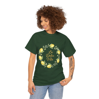 "La Dolce Vita" - Lemon Grove Unisex Heavy Cotton Tee