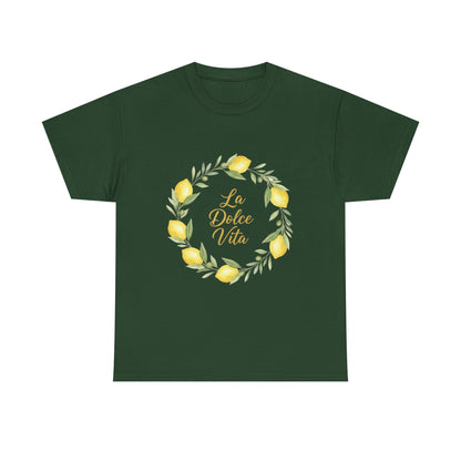 "La Dolce Vita" - Lemon Grove Unisex Heavy Cotton Tee