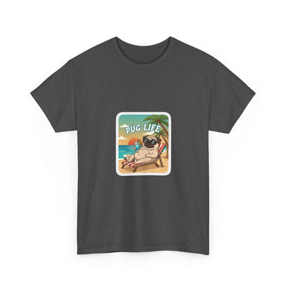 Chill Dog Tee - Unisex Heavy Cotton T-Shirt | Fun Gift for Dog Lovers, Casual Wear, Pet Owner Gifts, Summer Vibes, Beach Outfits