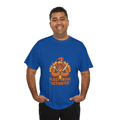 Thanksgiving Feast Mode Unisex Heavy Cotton Tee