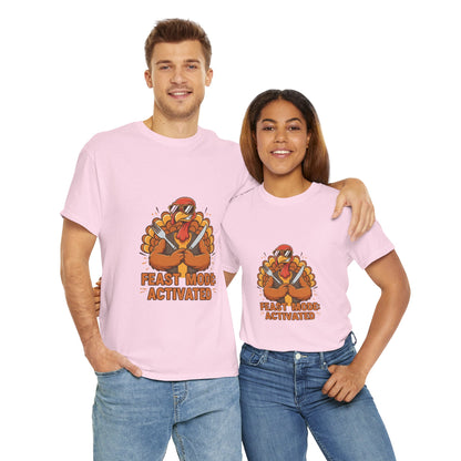 Thanksgiving Feast Mode Unisex Heavy Cotton Tee