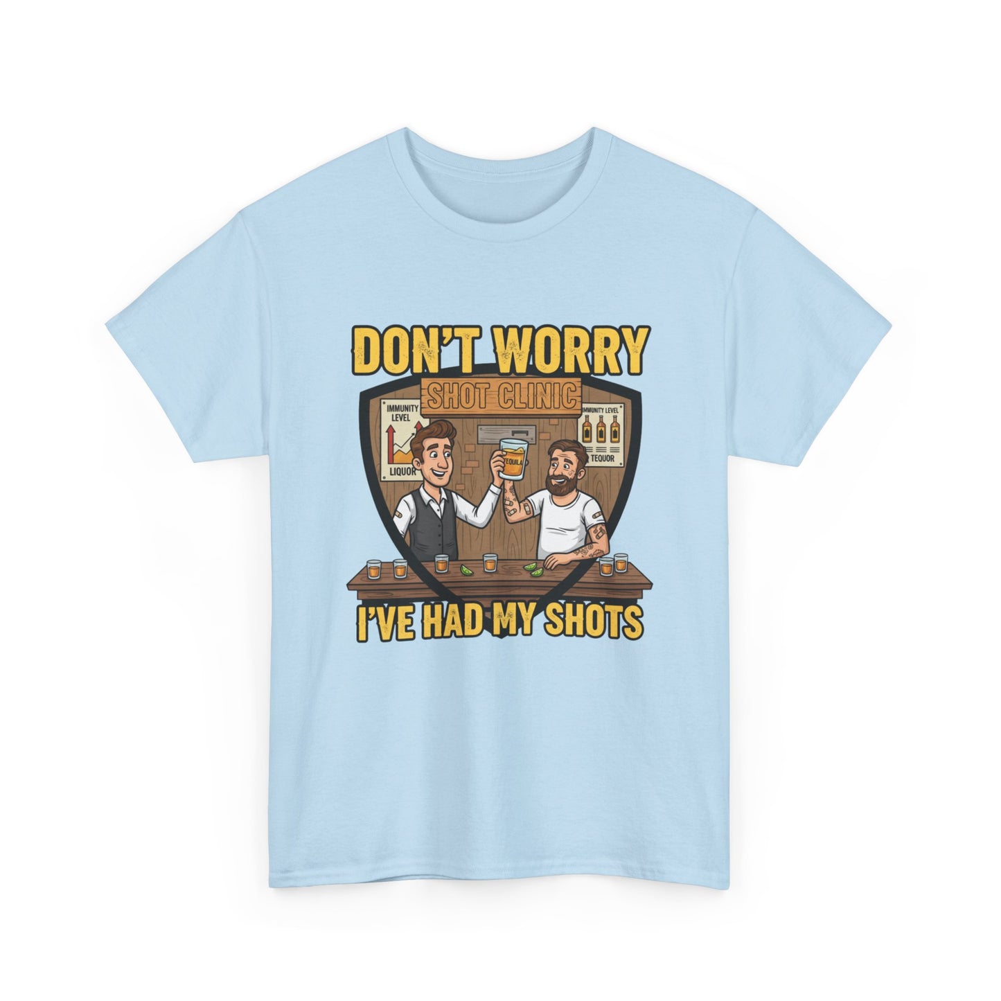 Funny Vaccination Humor Tee, Unisex Heavy Cotton Tee, Vaccine Shots Shirt, Quirky T-Shirt, Gift for Healthcare Workers, COVID-19 Humor [...]