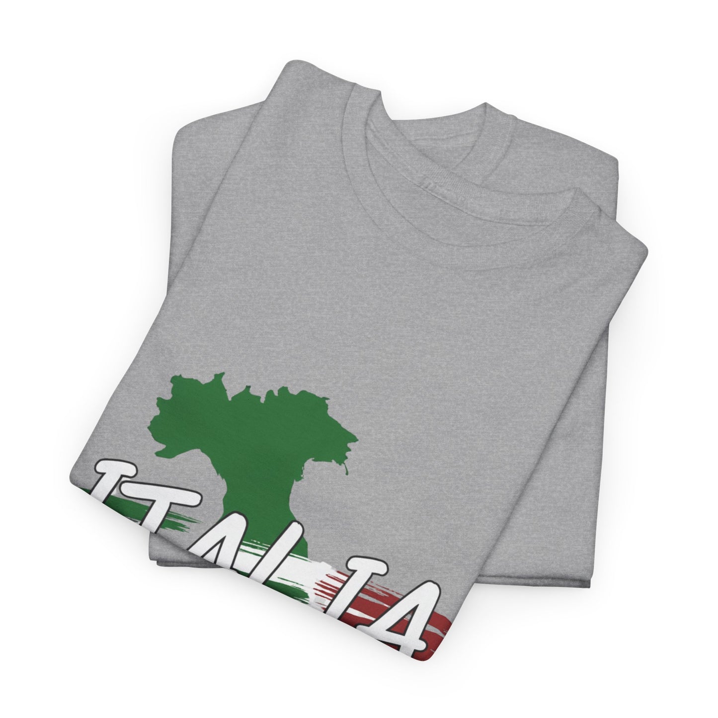 Italia Heavy Cotton Tee - Comfortable Unisex Shirt with Italy Design