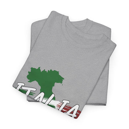 Italia Heavy Cotton Tee - Comfortable Unisex Shirt with Italy Design