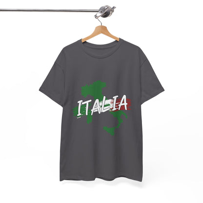 Italia Heavy Cotton Tee - Comfortable Unisex Shirt with Italy Design