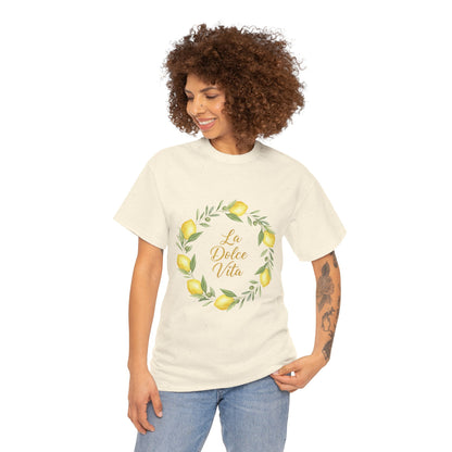 "La Dolce Vita" - Lemon Grove Unisex Heavy Cotton Tee