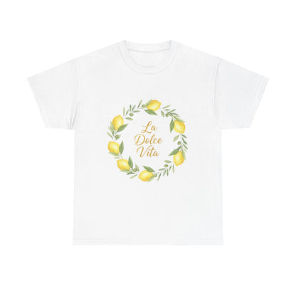 "La Dolce Vita" - Lemon Grove Unisex Heavy Cotton Tee