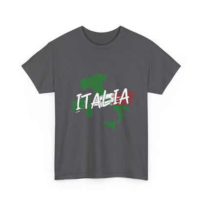 Italia Heavy Cotton Tee - Comfortable Unisex Shirt with Italy Design