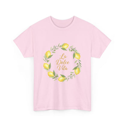 "La Dolce Vita" - Lemon Grove Unisex Heavy Cotton Tee