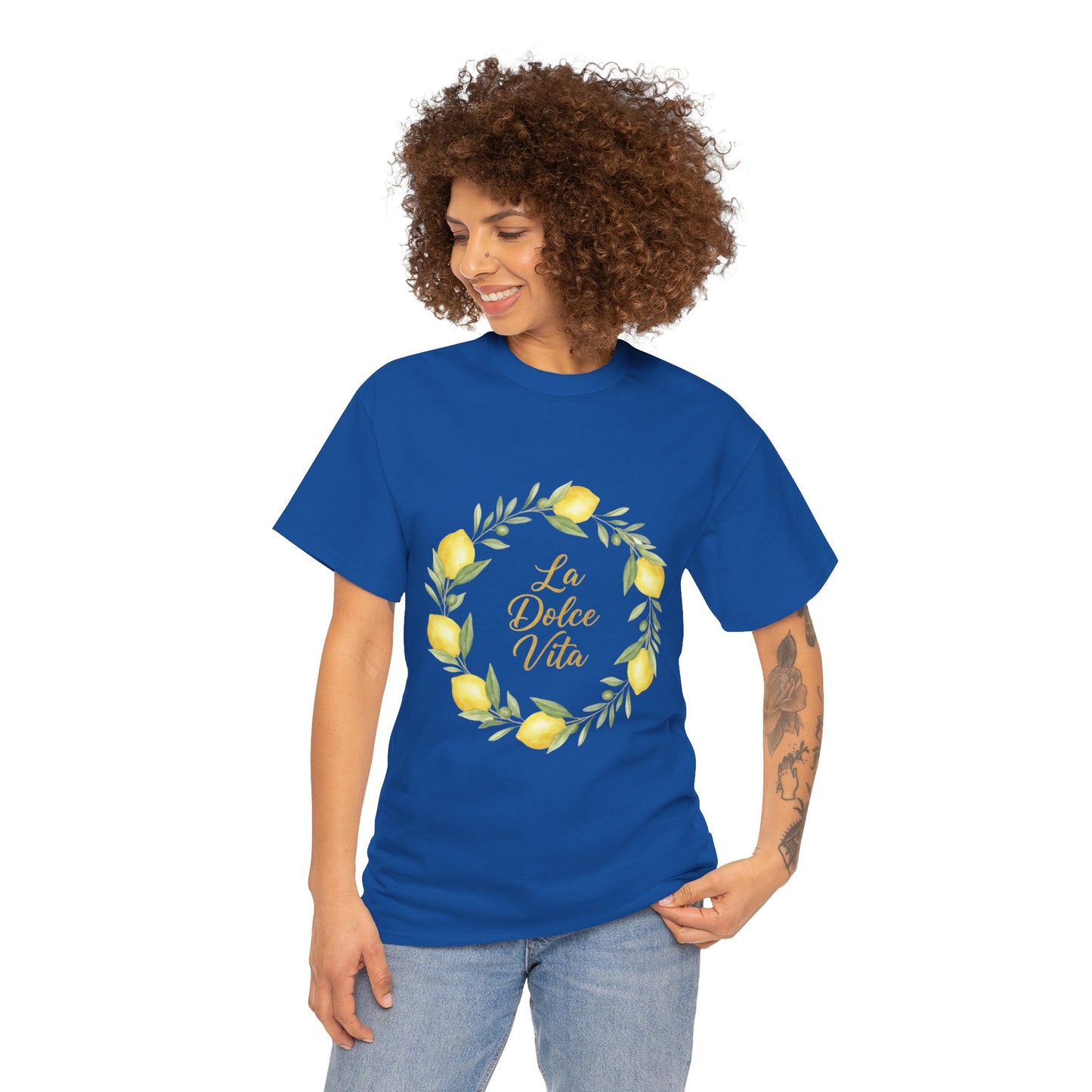 "La Dolce Vita" - Lemon Grove Unisex Heavy Cotton Tee
