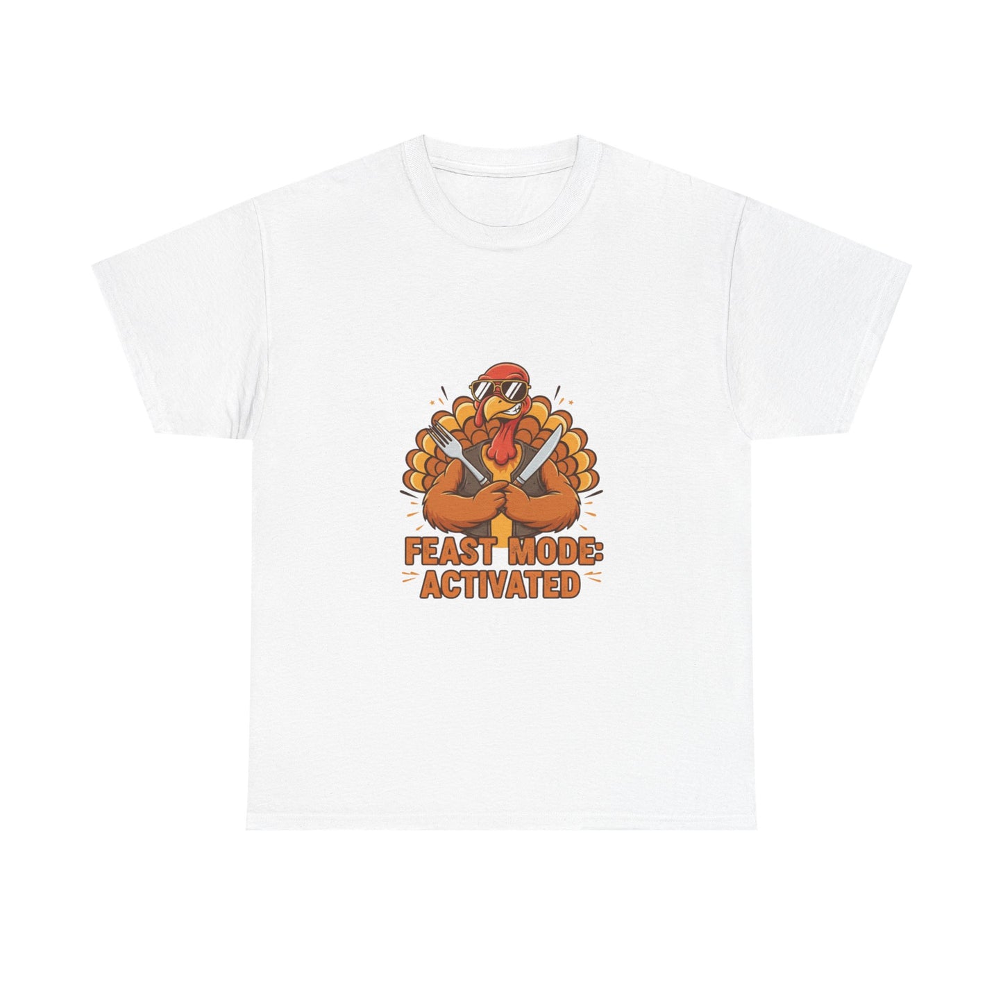 Thanksgiving Feast Mode Unisex Heavy Cotton Tee