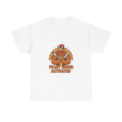 Thanksgiving Feast Mode Unisex Heavy Cotton Tee