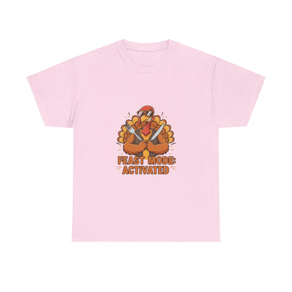 Thanksgiving Feast Mode Unisex Heavy Cotton Tee