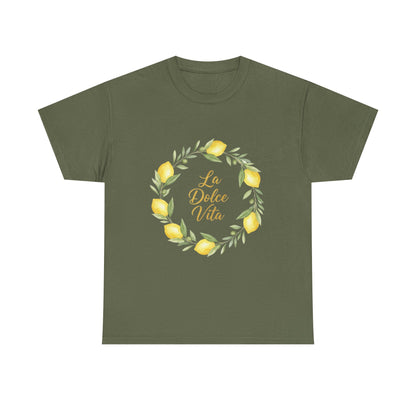"La Dolce Vita" - Lemon Grove Unisex Heavy Cotton Tee