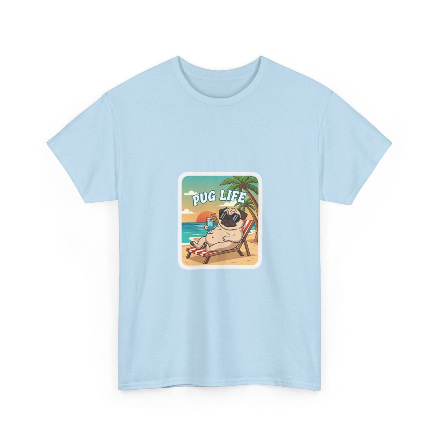 Chill Dog Tee - Unisex Heavy Cotton T-Shirt | Fun Gift for Dog Lovers, Casual Wear, Pet Owner Gifts, Summer Vibes, Beach Outfits