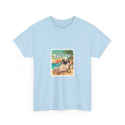 Chill Dog Tee - Unisex Heavy Cotton T-Shirt | Fun Gift for Dog Lovers, Casual Wear, Pet Owner Gifts, Summer Vibes, Beach Outfits