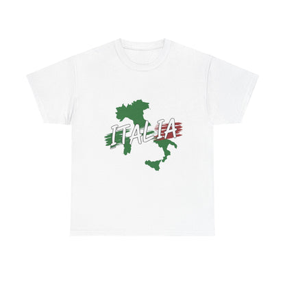 Italia Heavy Cotton Tee - Comfortable Unisex Shirt with Italy Design