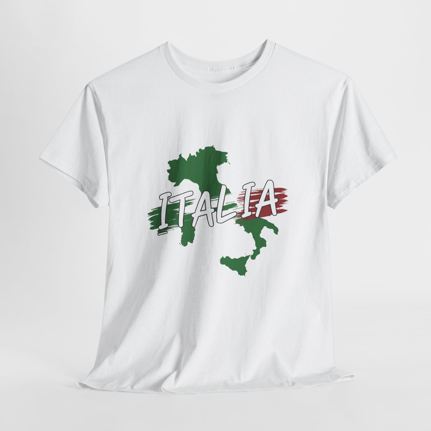 Italia Heavy Cotton Tee - Comfortable Unisex Shirt with Italy Design