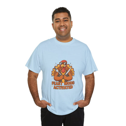Thanksgiving Feast Mode Unisex Heavy Cotton Tee
