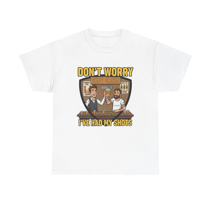 Funny Vaccination Humor Tee, Unisex Heavy Cotton Tee, Vaccine Shots Shirt, Quirky T-Shirt, Gift for Healthcare Workers, COVID-19 Humor [...]