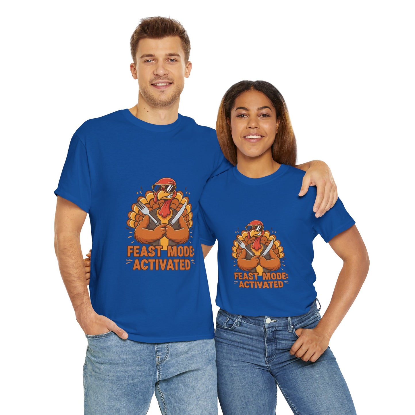 Thanksgiving Feast Mode Unisex Heavy Cotton Tee