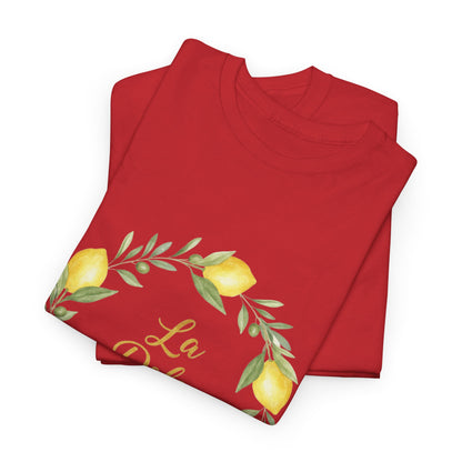 "La Dolce Vita" - Lemon Grove Unisex Heavy Cotton Tee
