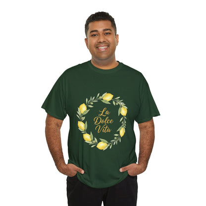 "La Dolce Vita" - Lemon Grove Unisex Heavy Cotton Tee